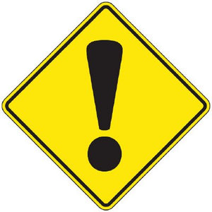 Reflective Warning Signs - Danger (Symbol)