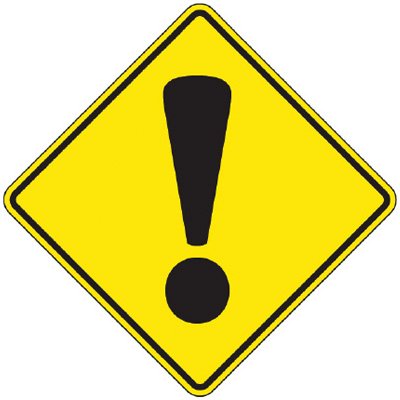 Reflective Warning Signs - Danger (Symbol)